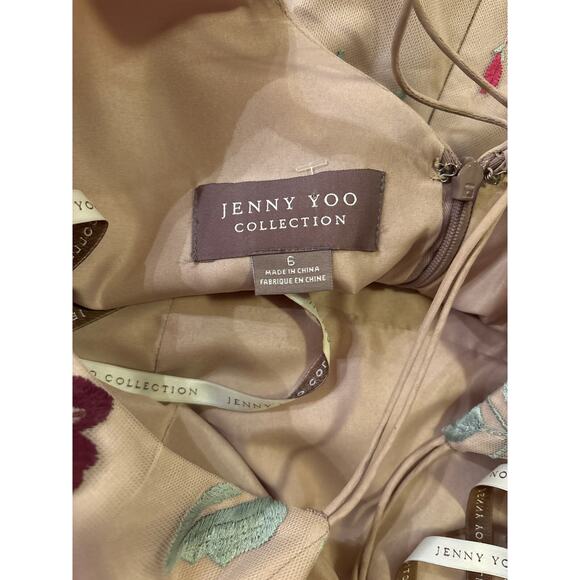 Jenny Yoo Collection Floral Embroidered Dress – Size 6 - Picture 5 of 12